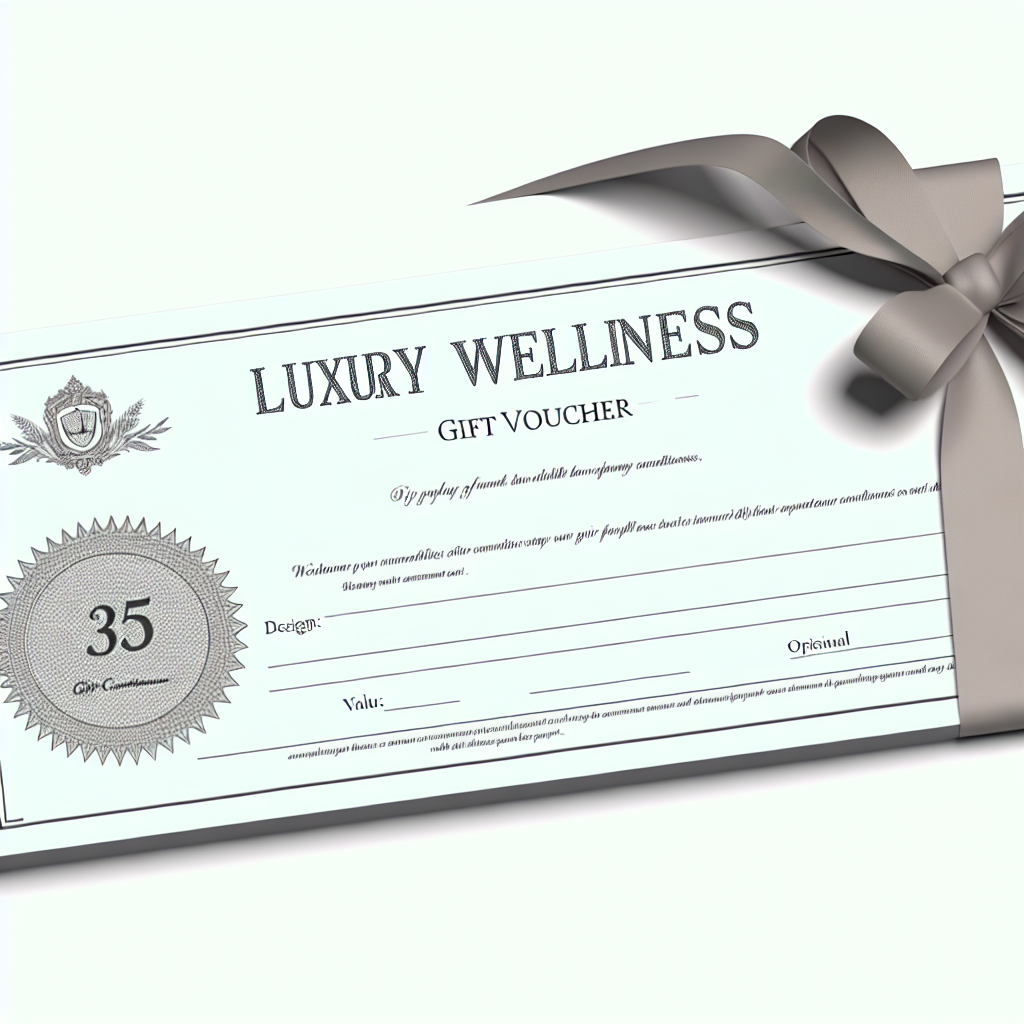 Wellness gift certificates